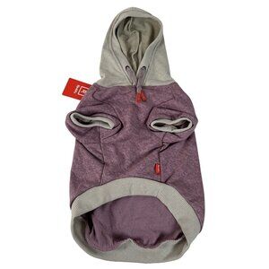 Reddy Dog Hoodie Large Mauve/Beige Pocket 17-19”